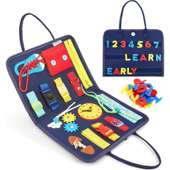 DYZI Busy Board - Sensory Travel Toy - Early Development Toy