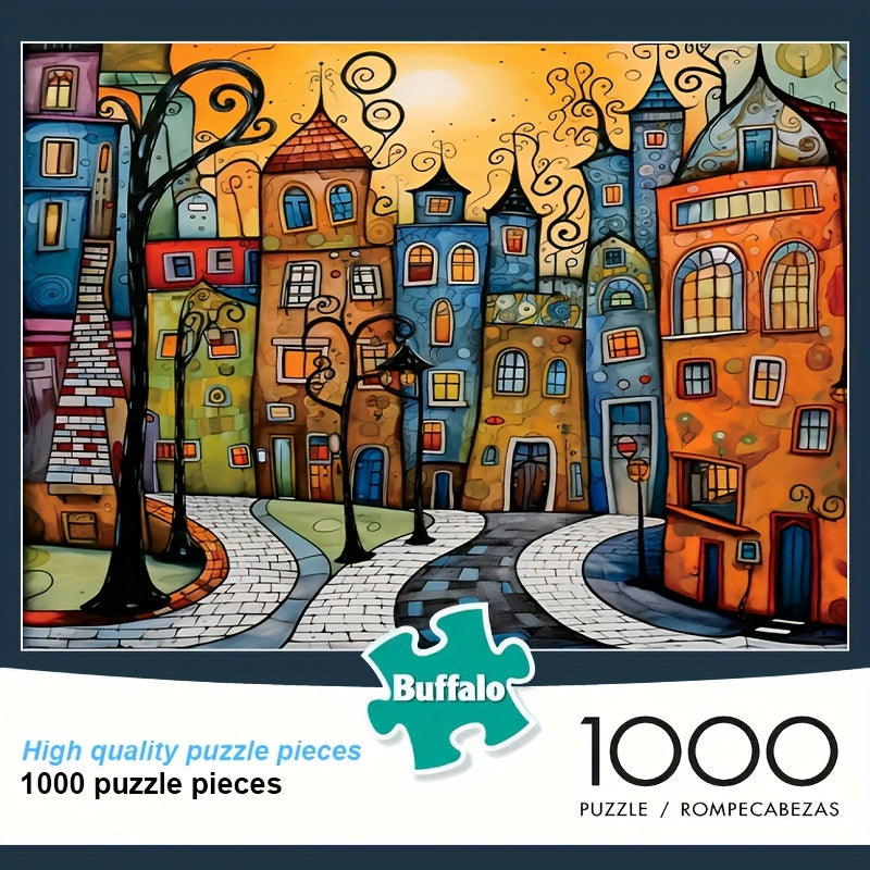 1000 Piece Large Jigsaw Puzzle for Adults - DIY Home Decor - Frameless
