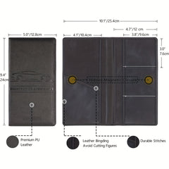 Car Document Organizer Case for Registration, Insurance, Driver & More