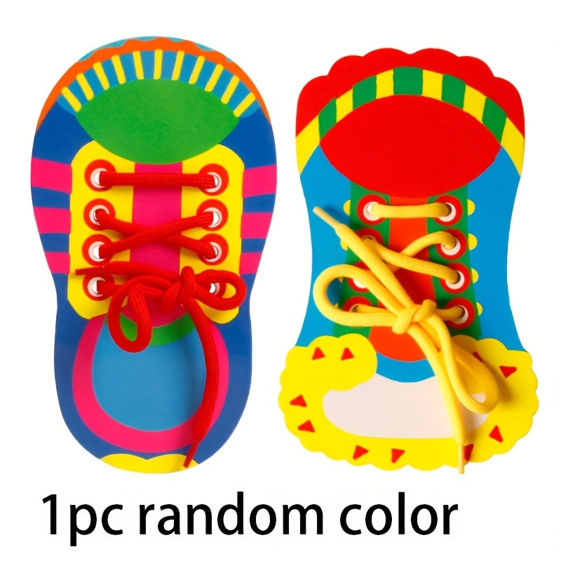 Educational Shoe Lacing Toys - Fine Motor Skills Development