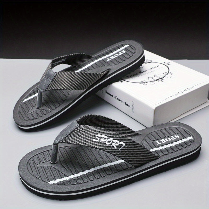 Men's Lightweight Non Slip Flip Flops Quick Drying Thong Sandals