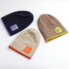 Classic Chunky Knit Beanie Hat Unisex Snow Ski Skull Cap