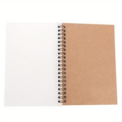 Cowhide Sketchbook Doodle Notebook 12x18cm