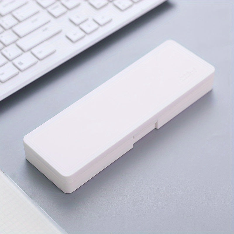 Multifunctional Student Storage Pencil Bag Plastic Stationery Box