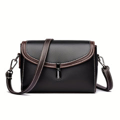 Minimalist Flap Crossbody Bag Vintage Shoulder Bag Women's Retro Handbag
