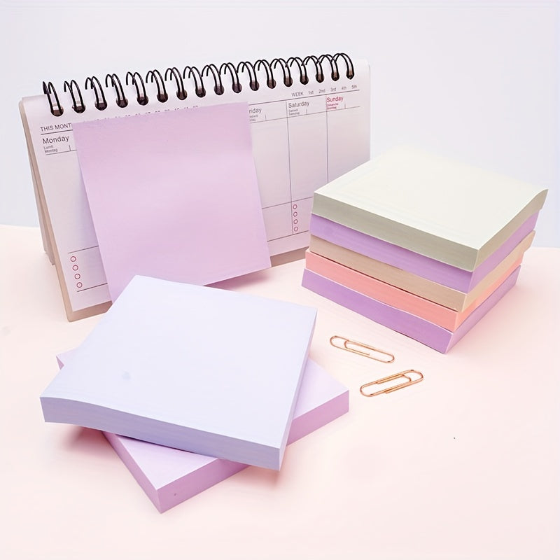 Morandi Stickers Self Stick Note Pads Aesthetics Learning Supplies