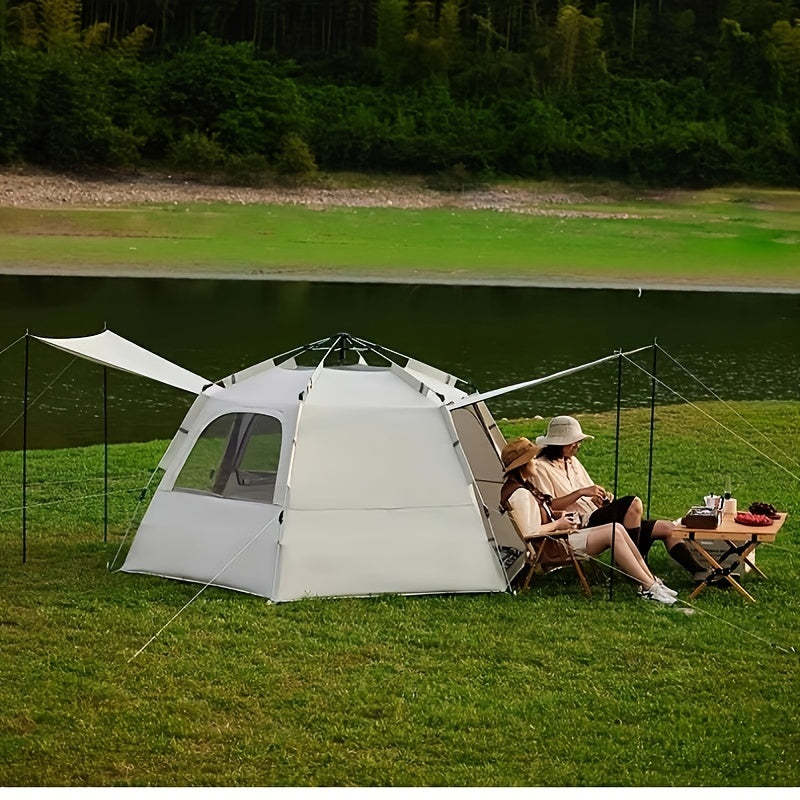 6 Person Camping Tent Rain Shelter with Carrying Bag Lightweight Waterproof