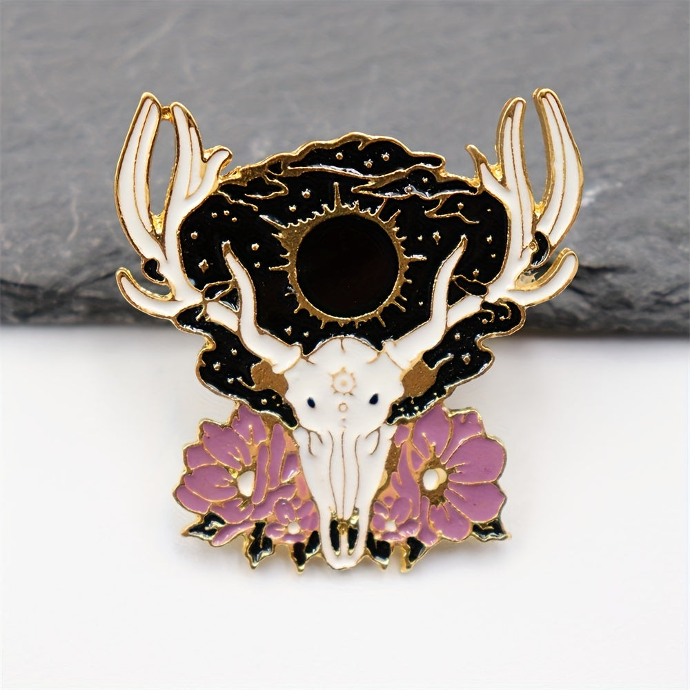 Anime Plum Blossom Deer Brooch Bracelet For Men