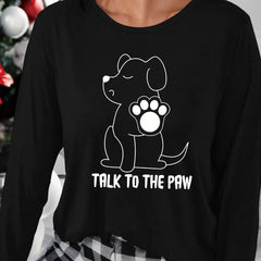 Women's Long Sleeve Lounge Top Crew Neck