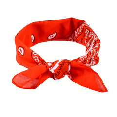 Cashew Print Multifunctional Square Scarf Bandana Neck Gaiter Headband