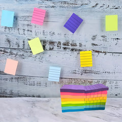 16pcs Fluorescent Sticky Notes Mini Small Note Pad Student Stationery