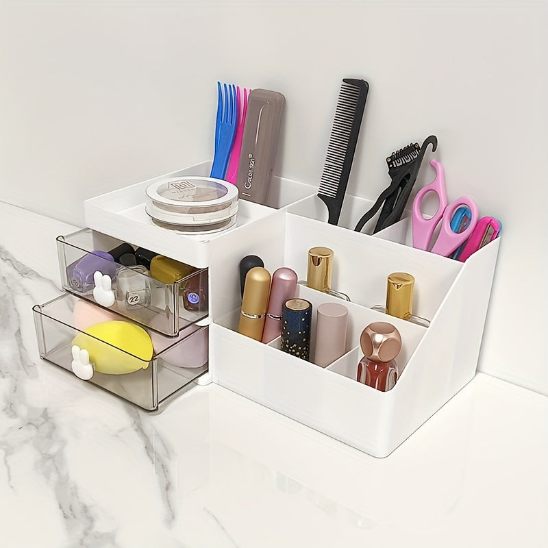 Large Capacity Desktop Cosmetic Storage Box Bedroom Dresser Storage Organizer