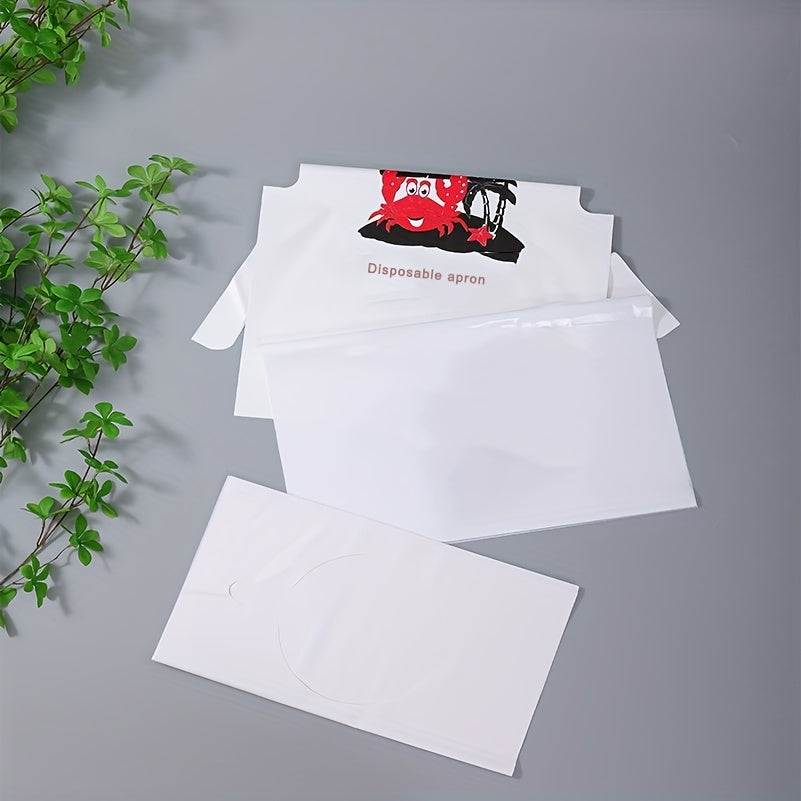 Disposable Bib 100pcs Food Service Apron Catering Stain Resistant