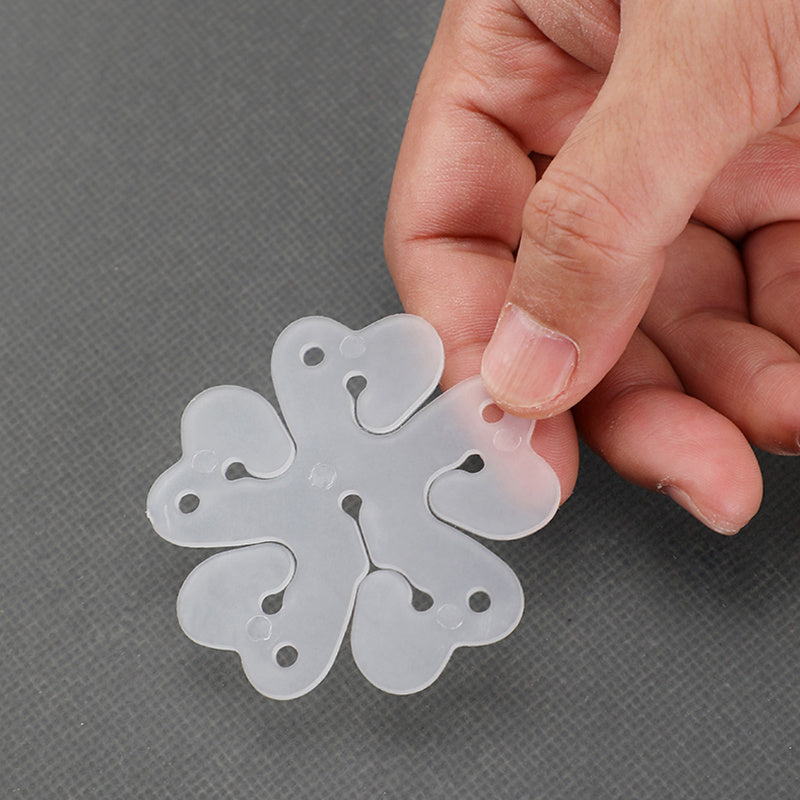 10 Pcs Plume Shaped Balloon Clips for Events