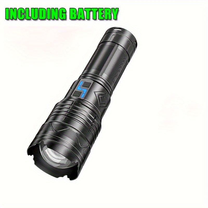 High Power Rechargeable Flashlight Waterproof Long Lasting Flashlight