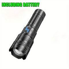 High Power Rechargeable Flashlight Waterproof Long Lasting Flashlight