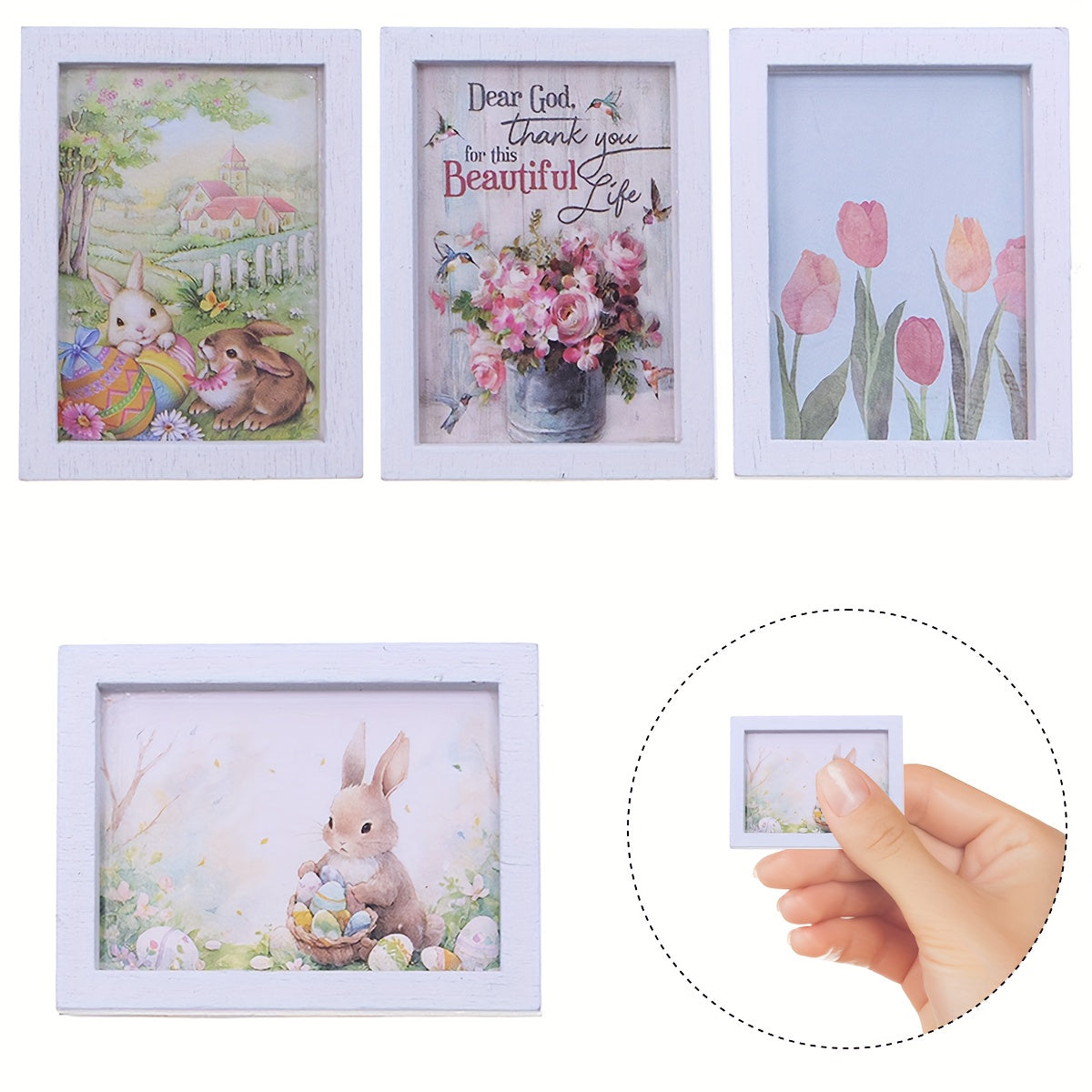 Mini House Mini Bedroom Living Room Wall Decorative Mural