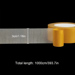 Yellow 10M Multifunctional Adhesive Cloth Tape - Strong Non-marking Tape