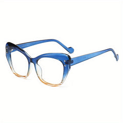 Butterfly Light Blocking Glasses Jelly Lens Anti Eye Strain For Women Men