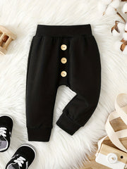 Infant Boys Spring & Autumn Elastic Waist Casual Pants