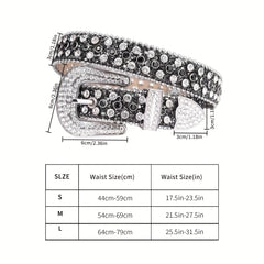 Hip Hop Rhinestone Belt Boys Girls Jeans Pant Holiday Birthday