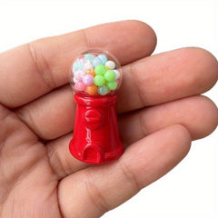1:12 Dollhouse Candy Jar Colorful Plastic Accessory Mixed Snack