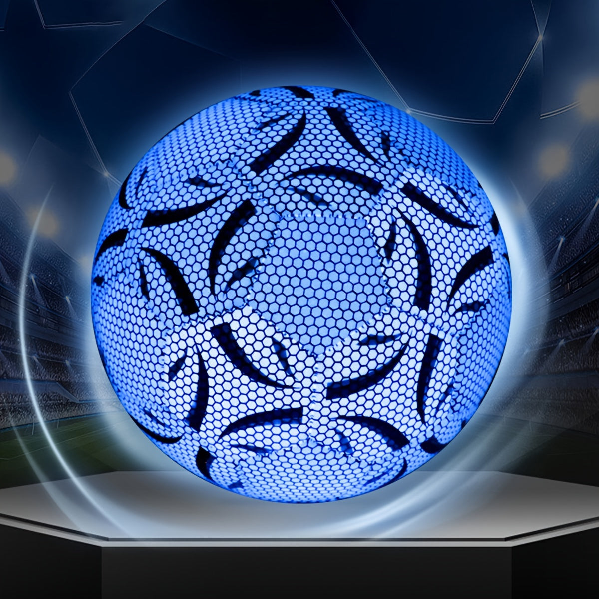 Glow Soccer Ball Reflective Soccer Ball For Night Games And Training Football