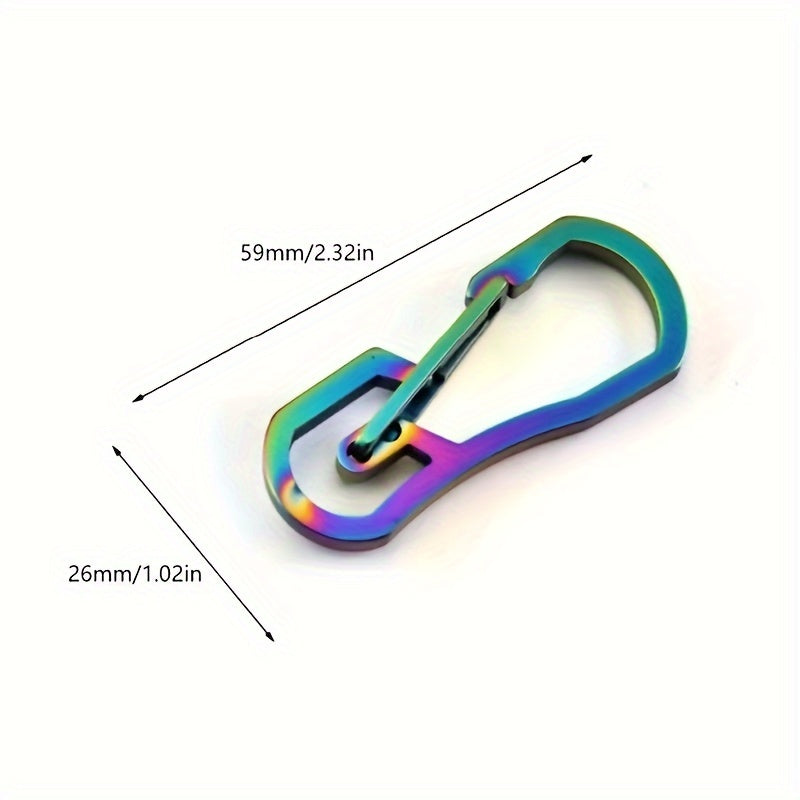 Titanium Carabiner Keychain for Camping & Hiking