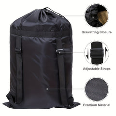 Waterproof Heavy Duty Backpack Large Capacity Storage Laundry Bag
