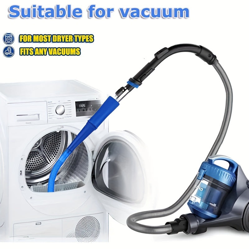 2pcs Dryer Air Cleaner Kit with Flexible Brush & Vacuum Attachment