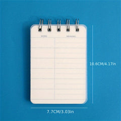 2pcs 200 Sheets Spiral Coil Notebook Journal Diary School Supplies 10.59x7