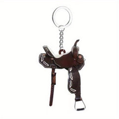 Saddle Car Key Chain Pendant Decoration Women Acrylic Key Chain Ornament