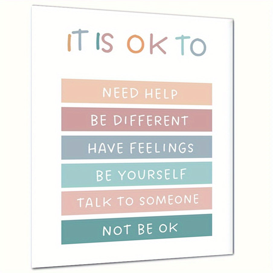 Inspirational Wall Decor Poster 8x10 - Motivate and Uplift Yourself