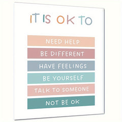 Inspirational Wall Decor Poster 8x10 - Motivate and Uplift Yourself