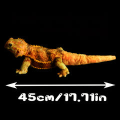JACKCAT 44 Golden Lizard Plush Toy Realistic Soft Stuffed Animal