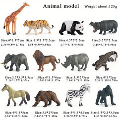 Farm Wild Animal Figures Set Lion Tiger Shark Dog & Ocean Models