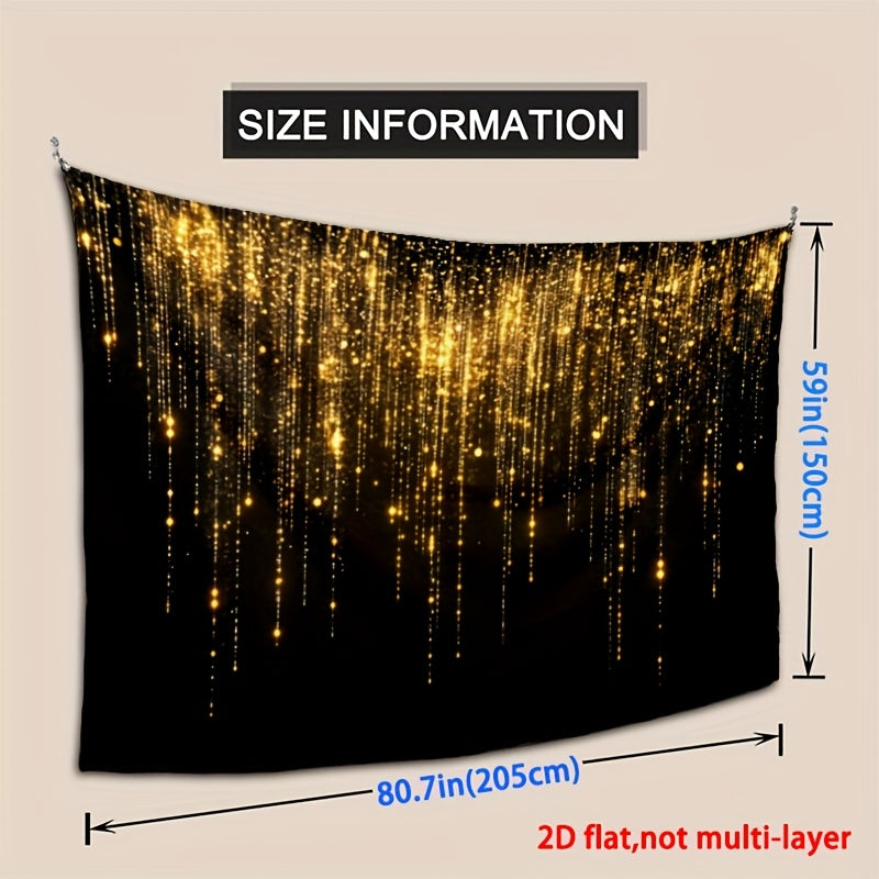 Golden Sparkle Photography Backdrop for Roaring 20s & Masquerade