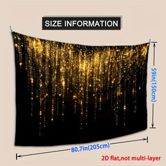Golden Sparkle Photography Backdrop for Roaring 20s & Masquerade