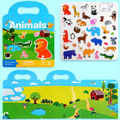 Kids Tearable Sticker Book for Early Learning