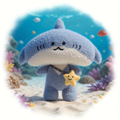 Chark Plush Shark Stuffed Doll for All Ages - Festivals & Birthdays Gift