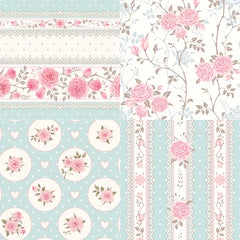 DIY Photo Albums with Pink Flower Theme Paper