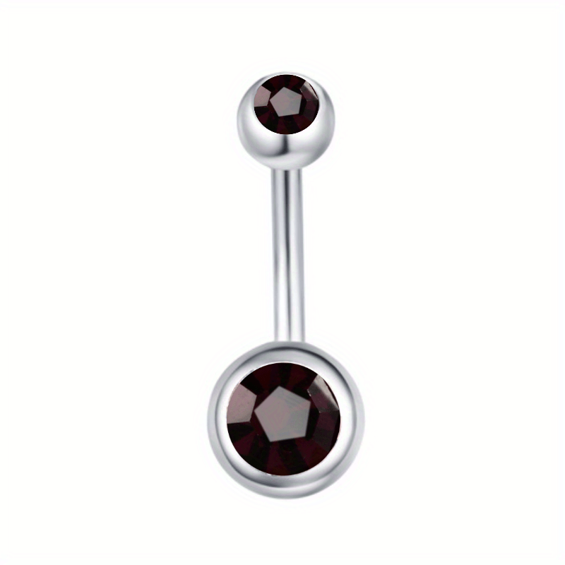 6pcs Surgical Steel 14G Navel Piercing Body Jewelry Men Women