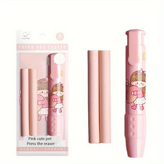 Retractable Pushable Eraser No Crumbs No Trace