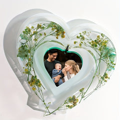 DIY Crystal Epoxy Resin Mold Love Photo Frame Silicone Mold