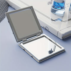 Portable Small Mirror Outdoor Makeup Cosmetic Mini Double Folding Mirror