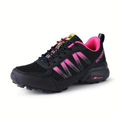 Women's Anti-Skid Comfort Sneakers - Lace Up Walking Shoes