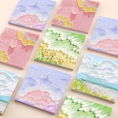 Season Hot Selling Painting Sticky Notes For Students
