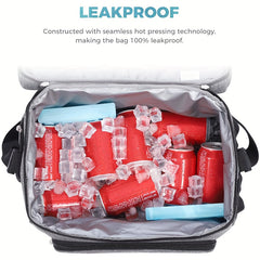 HEOPONO Insulated Lunch Bag Waterproof Portable Cooler Warmer Outdoor Camping Lu