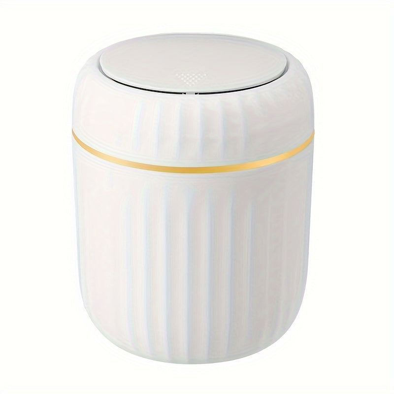 Desktop Trash Can with Lid Creative Small Coffee Table Office Living Room