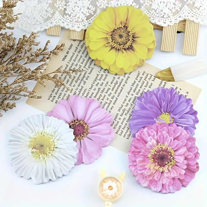 25 Sheets 3D Flower Stickers - Office, Study, Home Decoration